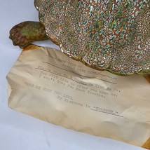 Vintage Snapper Turtle Large Trinket Box Figurine Removable Shell 1970 - $150.00