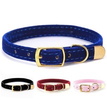 Luxurious Flocked Cat Collar: The Ultimate Pet Accessory for Style and Comfort - £10.50 GBP