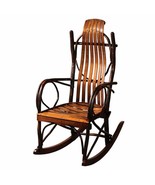Traditional Amish Hickory Rocking Chair for Comfort and Style - $1,054.34