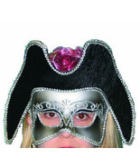 Carnivale Mask Masquerade Carnival Elegant Silver Mask New Years Eve Party - $15.95