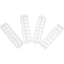 4Pack Large Stackable Kitchen Storage Drawers Holder, Clear Foods Organizer Bins - $8.99