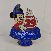 WDW - Happy 29 Sorcerer Mickey Mouse Disney Pin 3907 - £6.29 GBP