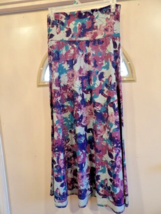 LuLaRoe Cassie Size XL Skirt Beautiful Purple &amp; Gray Geometric Print NWT - £11.29 GBP