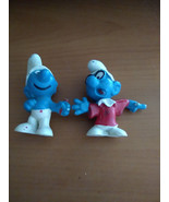 Vintage Peyo Schleich 1971 Judge Smurfs PVC Figurine 1.5&quot; - $14.85