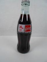 Vintage 1992 Olympics Barcelona Coca Cola Classic Bottle 8 fl oz Full - $9.50