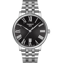 Tissot Men&#39;s Carson Black Dial Watch - £238.83 GBP