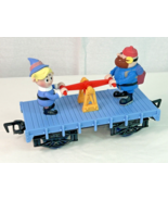 Rudolph The Island of Misfit Toys Red Nose Express Yukon &amp; Hermey Train ... - £7.96 GBP