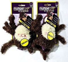2 Pack Multipet Dog Toy With Squeaker Cuzzle Buddies - £22.02 GBP