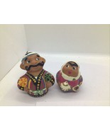 Man And Woman Salt And Pepper Shakers Made In Mexico - $13.86