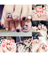 24Pcs Pro Artificial Acrylic Toe False Nails - €6,95 EUR