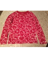 Girls-Size 14/16-Faded Glory-top/sweater-pink hearts-Easter - £8.18 GBP