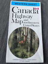 1973 Canada Western Sheet Highway Map and Northwestern United States map - £9.80 GBP