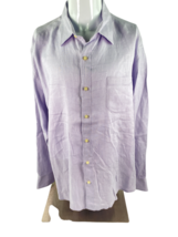 Tommy Bahama Mens XL Size Linen Button Down Shirt Long Sleeve Checkered ... - £15.22 GBP