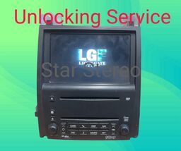 GMC GM Chevy Chevrolet Cadillac Navigation GPS Radio Unit UNLOCKING SERV... - $57.17
