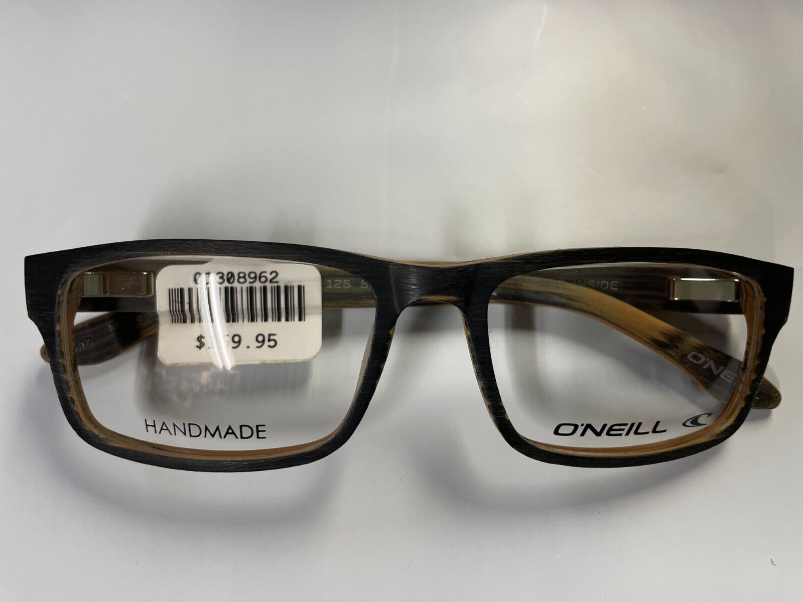 O'neill Eyeglasses Frames ONO-RYDER C.125 Black Brown Wood Square 55-17-140