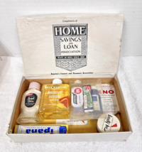 Vintage Home Savings and Loan Family Welcome Wagon Kit Lotion Toothpaste... - $34.16