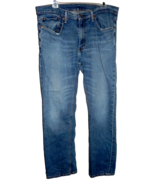 Levi&#39;s 559 Men&#39;s 36x34 (Actual 36x31) Blue Denim Jeans Relaxed Straight - £14.14 GBP