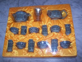 Arabic Ceramic Tea &amp; Coffee Cups Set Of 15 (NEW) - $74.99