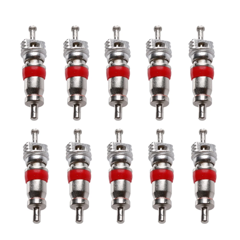 Universal 10 Pcs 9002  Valve Core ss Car Motorcycle Bicycle Tire Air Valve Stem  - £38.80 GBP