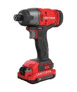 CRAFTSMAN 20V MAX Impact Driver Kit, 1 Battery, 1/4-Inch (CMCF800C1) , Red - $1,800.44 MXN