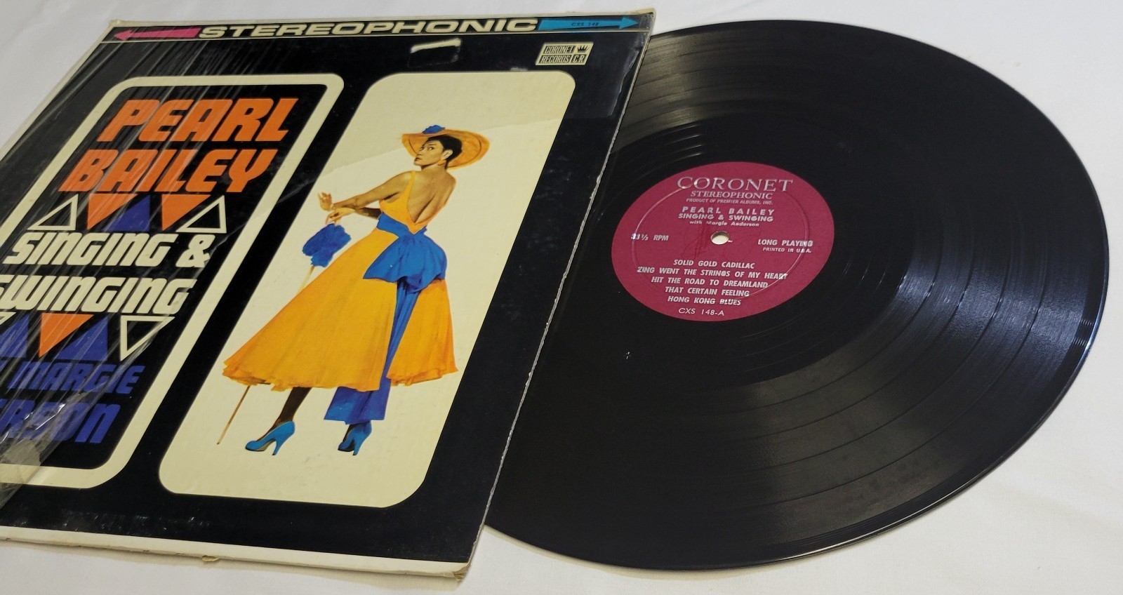 Pearl Bailey - Singing and Swinging with Margie Anderson - 12" Vinyl Record Item image 2