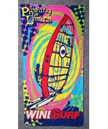 Jay Franco VTG 90s Pushing The Limits Wind Surf Beach Towel Psychedelic ... - $30.25