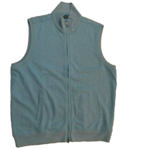 Bobby Jones Pima Cotton Full Zip Vest W/POCKETS Zipper M Nwt - £23.97 GBP