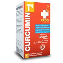 Redd Remedies Curcumin T4 Formula, 60 Vegetarian Capsules - £33.01 GBP