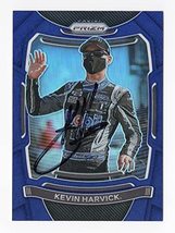 Autographed Kevin Harvick 2021 Panini Prizm Racing Rare Blue Prizm (#4 Mobil 1 T - £42.47 GBP