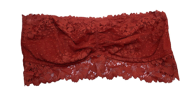 Auden Bandeau Bra Size XL Burnt Orange Lace Underwire Strapless Womens EUC - £12.75 GBP