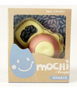 Teething Rattle Mochi Maraca Sustainable Rice Plastic Toy by People NEW ... - $24.10 CAD
