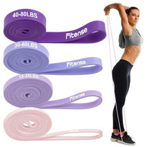 Pull Up Bands, Fitense 5-80lbs Resistance Bands Set with Door Anchor, St... - $80.99
