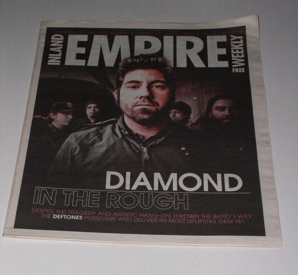 Deftones Inland Empire Magazine Vintage 2011 Diamond In The Rough Buzzcocks - $29.99