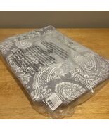 Vera Bradley Cloud Gray Paisley Small Vera Tote 27234-18255 NWT White - €51,29 EUR