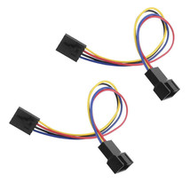 2pack 5Pin to 4Pin Standard PC Fan Adapter for Dell - £14.17 GBP