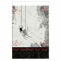 Dark Manor 54 x 102 Plastic Tablecover Spider Halloween - £6.95 GBP