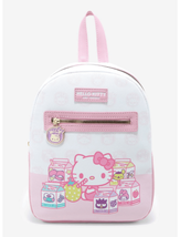 Sanrio Hello Kitty Flavored Milk Pink and Pastel Mini Backpack - £43.24 GBP