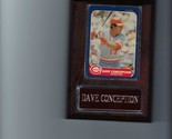 DAVE CONCEPCION PLAQUE CINCINNATI REDS BASEBALL MLB   C - $0.98