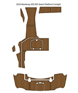 2015 Monterey 355 SSY Swim Platform Cockpit Pad Boat EVA Foam Teak Deck - $1,092.79 CAD