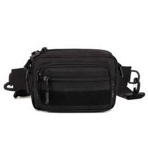 Norbinus Nylon Waist PaMilitary Fanny Bag Molle Shoulder Messenger Crossbody Bag - £22.55 GBP