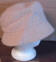 Vintage Angora Blend Ladies Short Brimmed Bucket Hat - VGC - RETRO HAT S... - £15.47 GBP