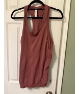 Athleta Seamless Momentum Racerback Tank Pink Size Medium - $14.84