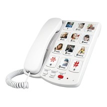 Large Button Phone, Image Phone For The Elderly With 10 One Button Image... - £12.70 GBP