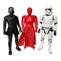 Jakks Pacific Star Wars 18&quot; Figures - Stormtrooper, Kylo Ren, Praetorian VGUC - £30.86 GBP