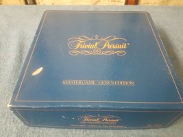 Vintage 1981 Trivial Pursuit Master Game Genius Edition Trivia Board Complete - £4.57 GBP