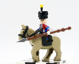 Custom Mini-figure Tan Horse Napoleonic Wars Eqyptian Camel Legion Lance... - £4.70 GBP