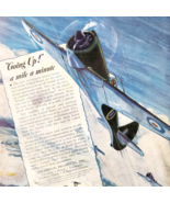 1942 Thompson Products War Aviation Advertisement WW2 Interceptor Planes... - $468.48 MXN