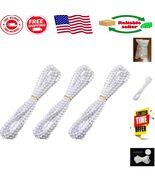 Premium Plastic Bead Chains for Honeycomb &amp; Roman Blinds - 3 Meters, 3-Pack - $385.67 MXN