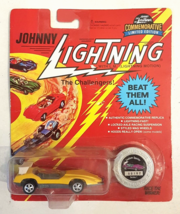 Johnny Lightning Muscle Car Yellow Custom Spoiler Series 1 Limited Edition Token - £15.53 GBP