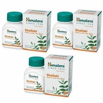 3 X Himalaya SHALLAKI 60 Tablets | Indian frankincense | Boswellia serrata F/S - £16.69 GBP